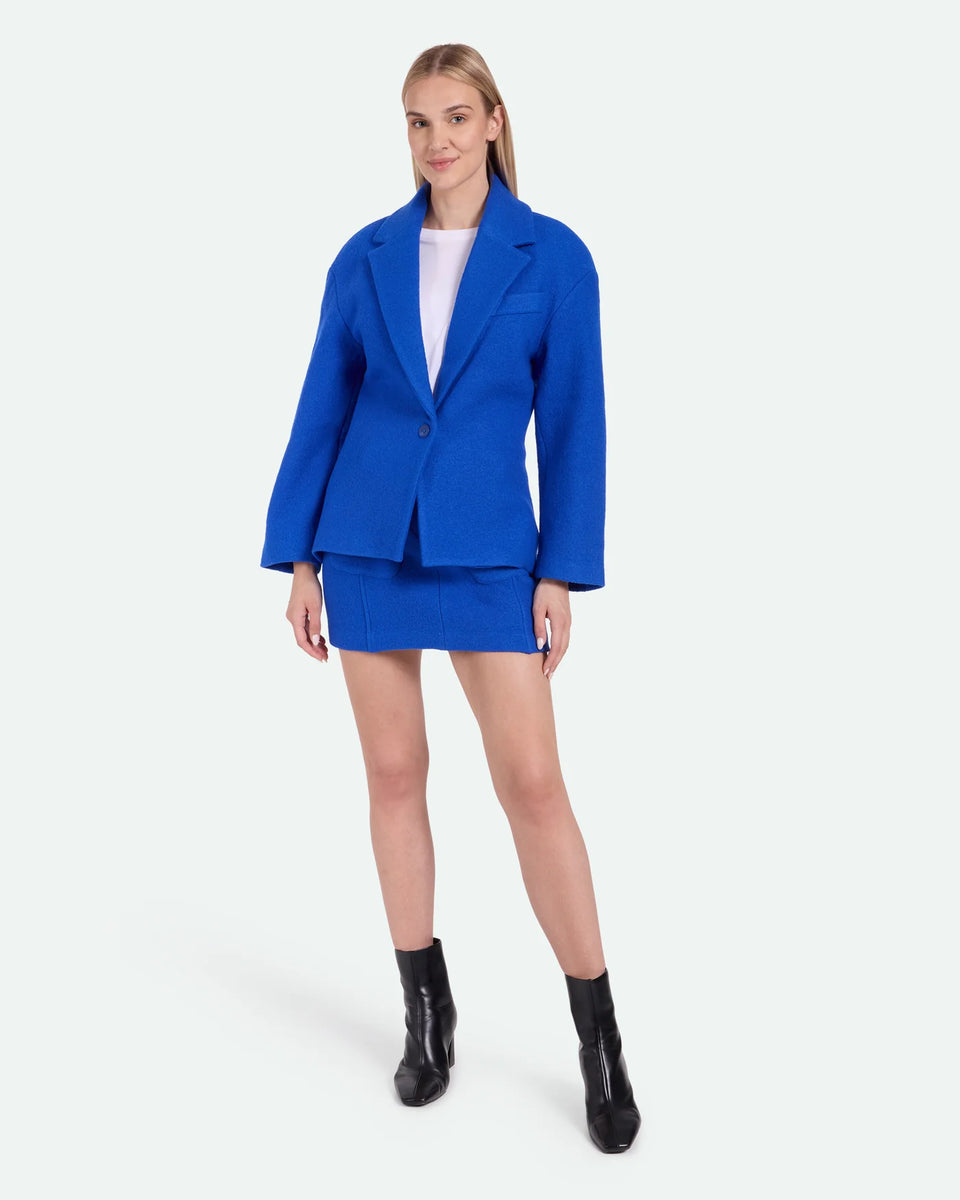 VESTE BLAZER BLEU ELECTRIQUE SHARRON Ecume Store